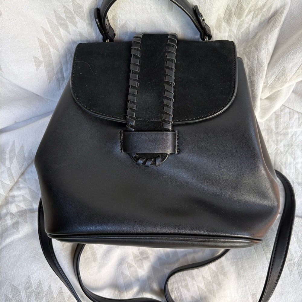 Anthro leather backpack